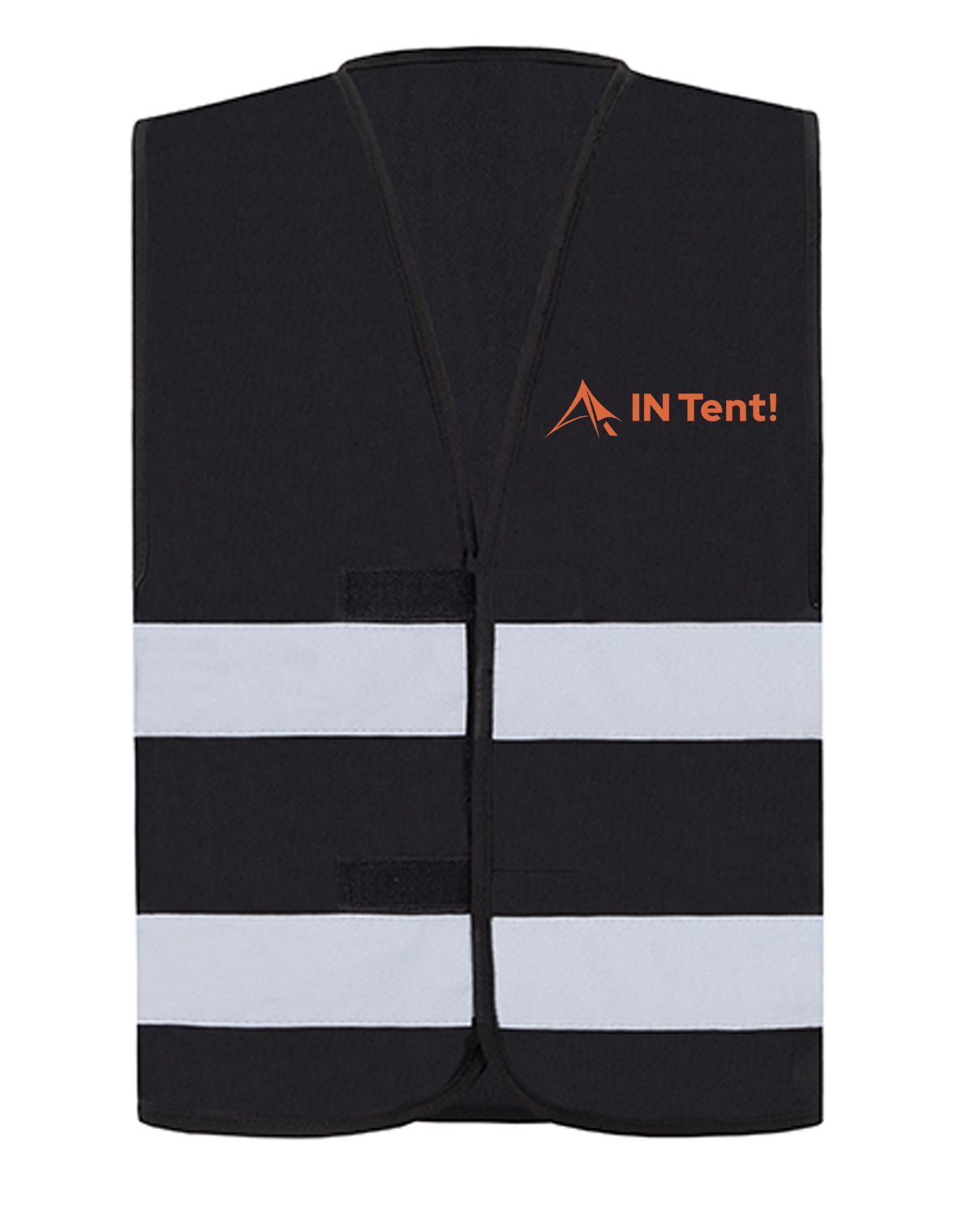 Warnweste schwarz  In Tent